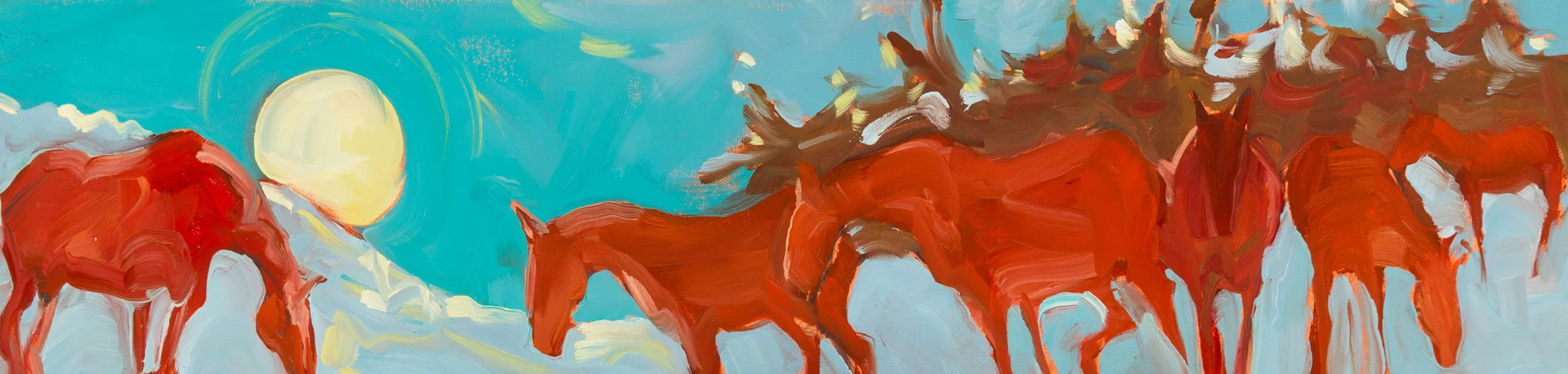 Return to Me | 24”x6” | Oil on canvas | $350