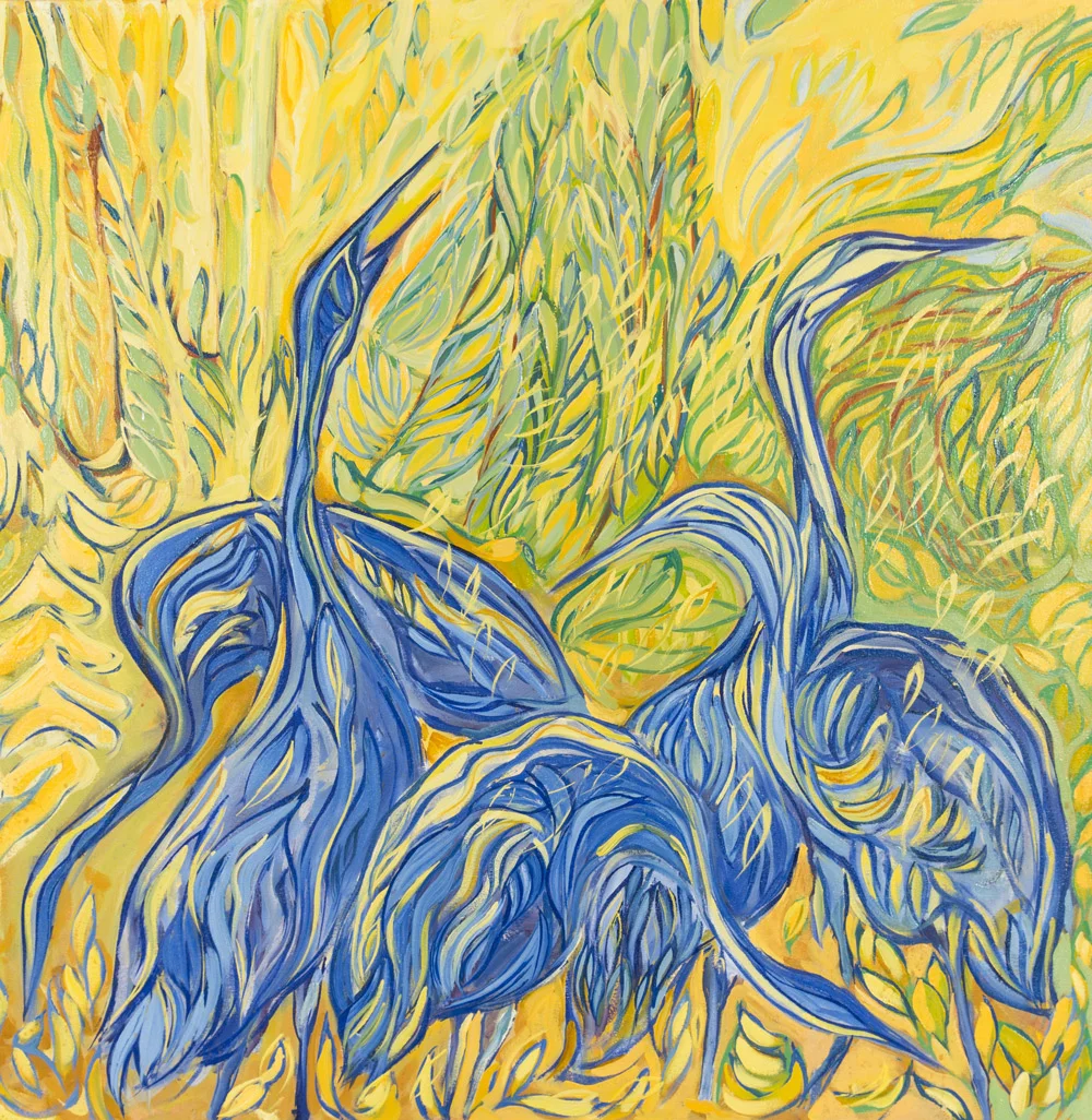 Calling | 38”x38” | Oil on canvas | $2,800
