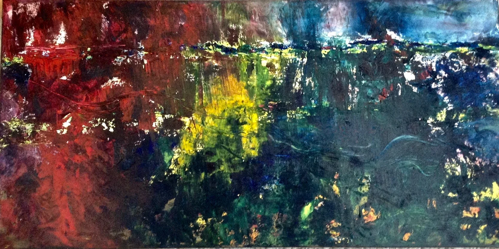 Free to Roam | 40”x 20” | Oil / Acrylic | Canvas | $850