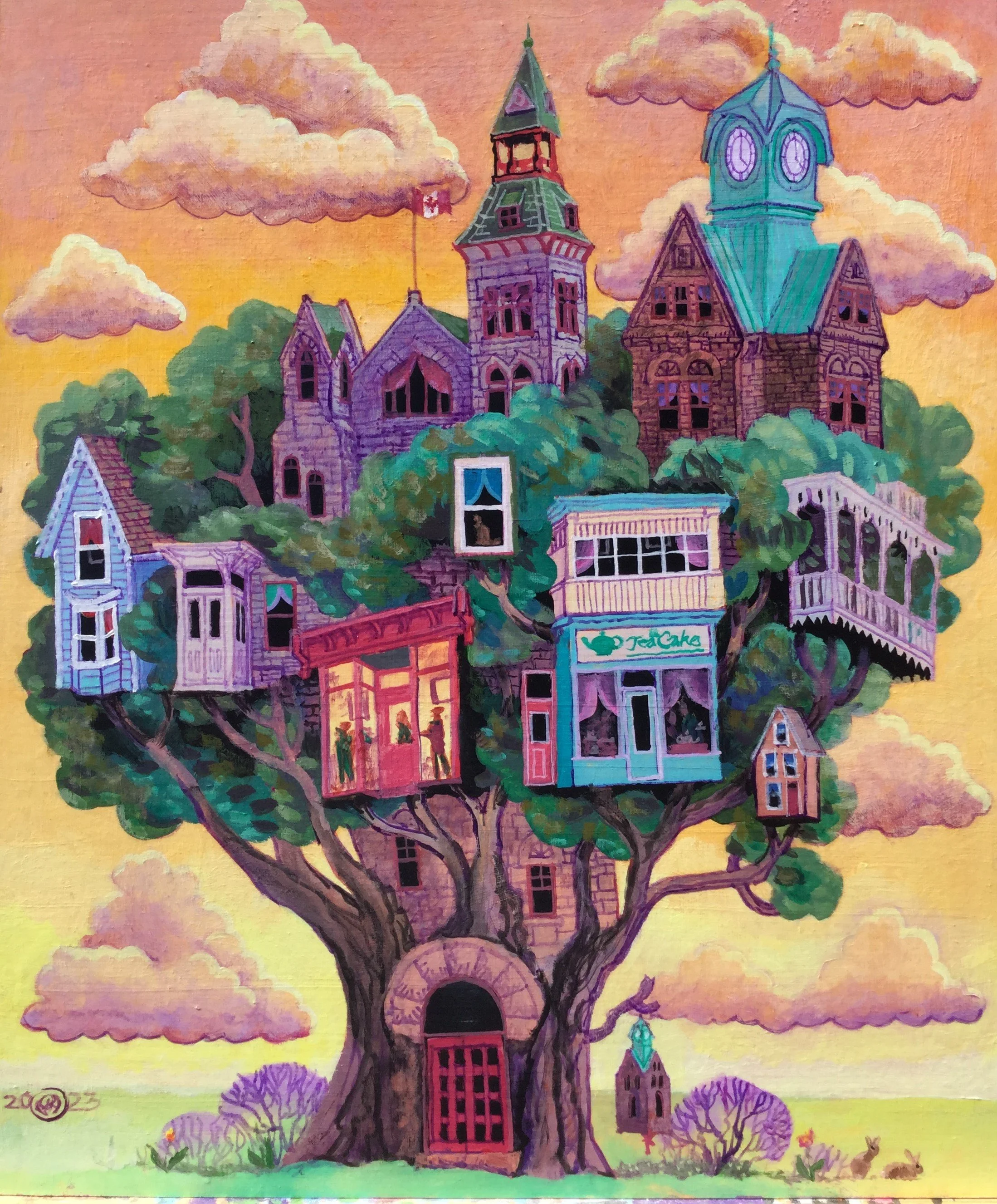  #450 TheAlmonteTree 20x24 SOLD 