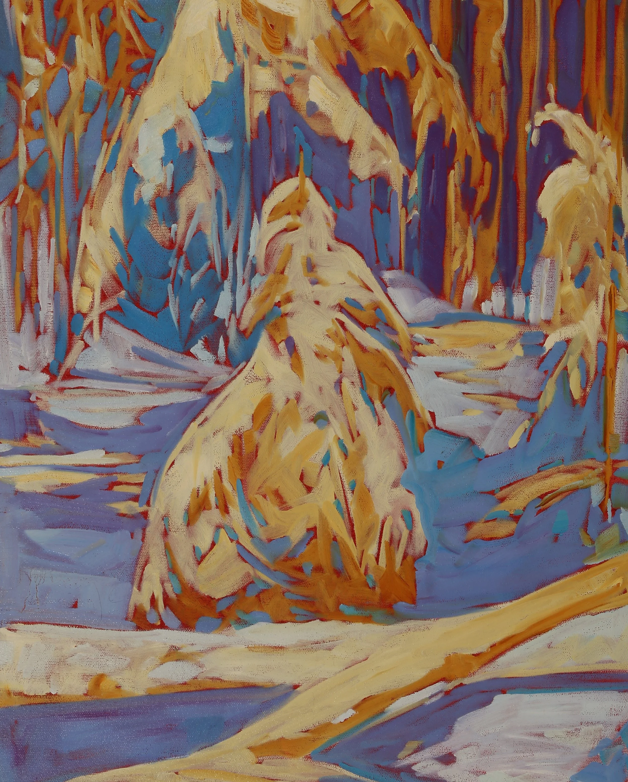  Embrace, 16x20, oil on canvas, $1200 