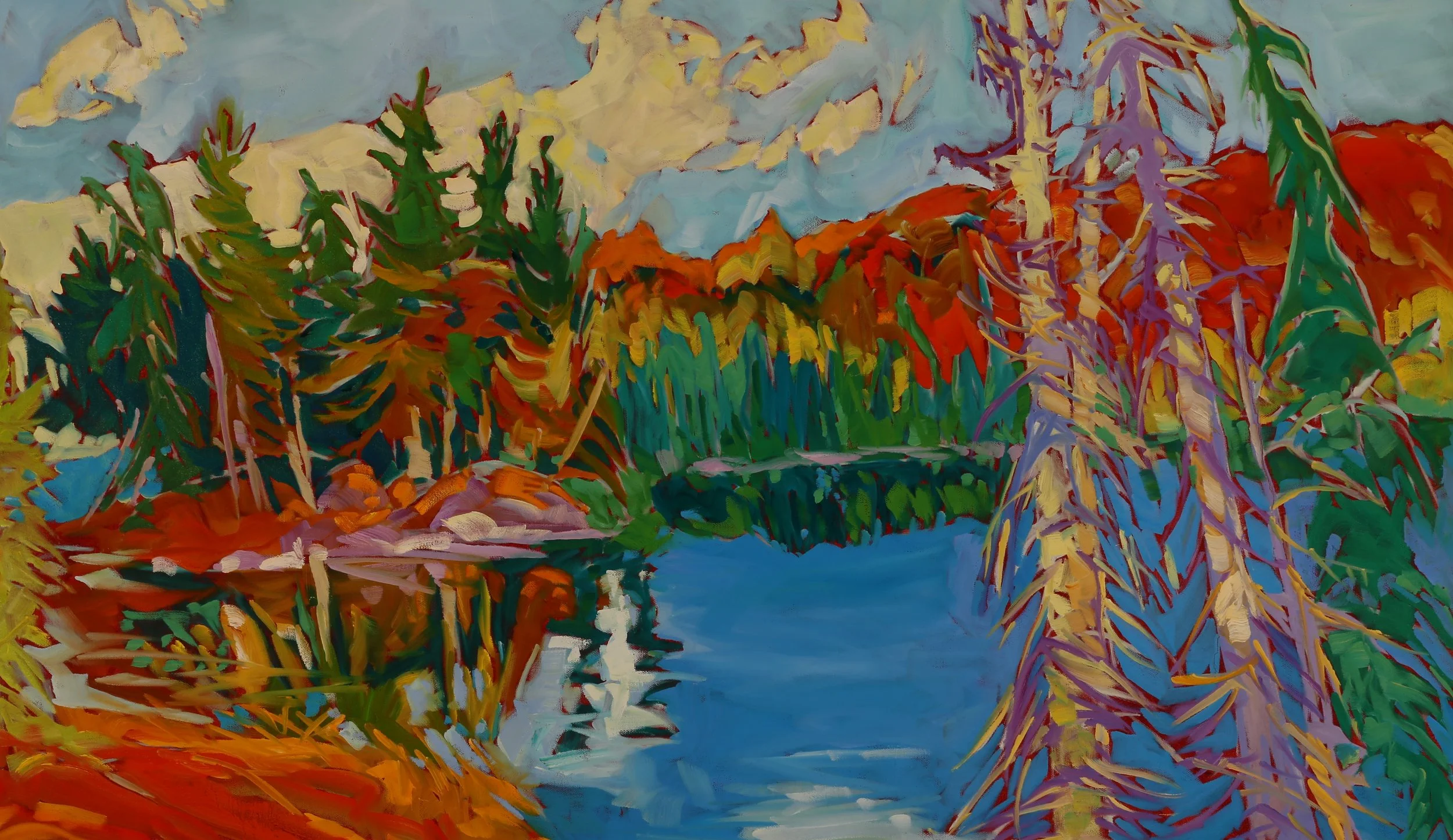  Little Lake, Algoma, 24x36, oil on canvas, $2800 