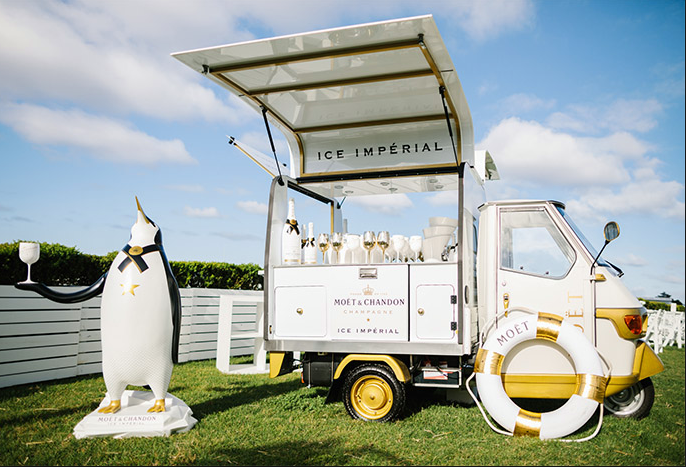 Food Truck événementiel pour Moët et Chandon