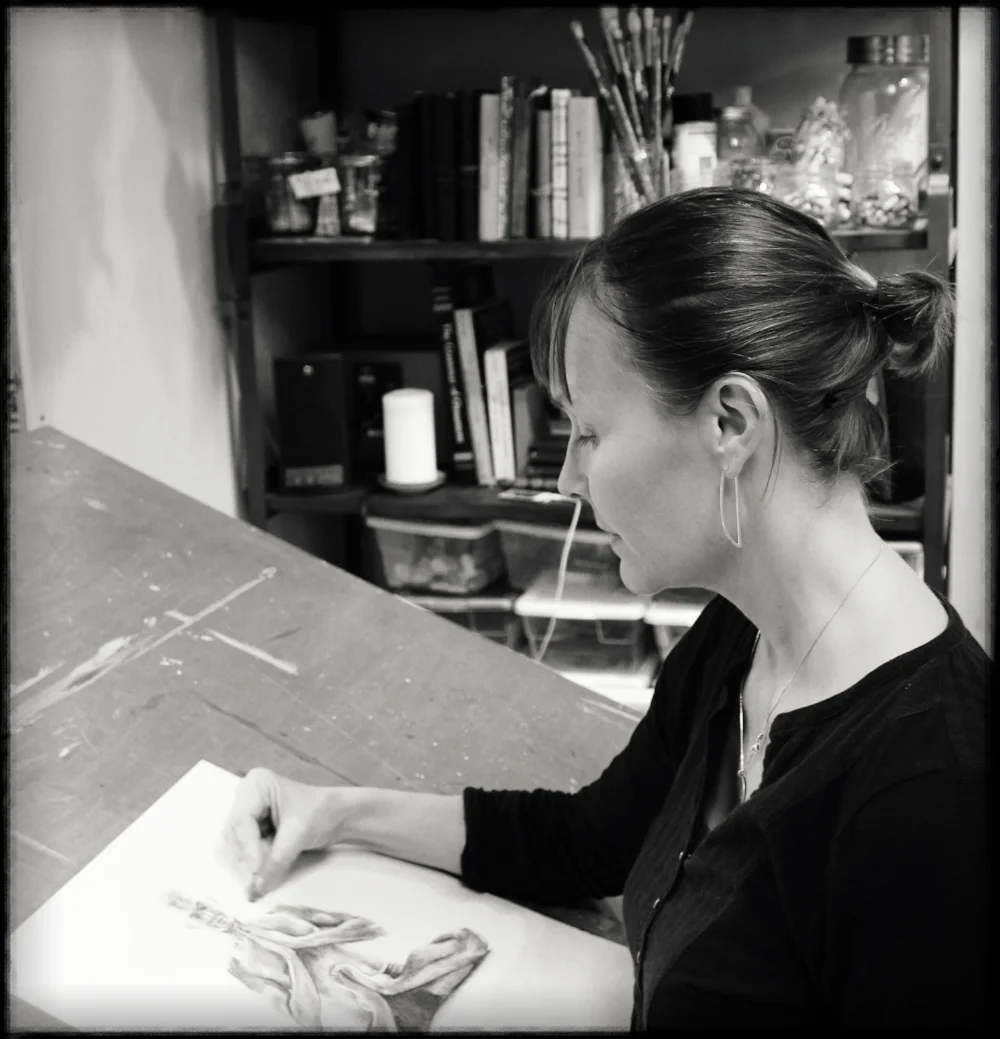 Photo Credit: Doug McMinimy WREN POLANKSY: For roughly two decades Wren has been practicing and teaching art, yoga and mindfulness meditation. Her formal education includes an MA in Counseling Psychology from the Wright Institute, graduate study in Contemplative Psychology and Art at Naropa University, and a BA in Studio Art from Scripps College. Wren has worked as an artist and educator for various establishments including: the Museum(s) of Contemporary Art in Los Angeles, San Diego, La Jolla, and Boulder, Colorado and the Museum of Children’s Art in Oakland, CA, in addition to many public and private schools throughout California. As an artist, Wren has always worked in a broad range of media. One of her most frequently used tools is the camera. Viewing Litvak Dance company members through the lens on location throughout her homeland, North County San Diego, has been particularly fulfilling. Recently, Wren has had the honor of illustrating several books for Shambhala Publications: "The Awakening Body" by Reginald Ray, "The Fourth Trimester" by Kimberly Ann Johnson, and "Hip-Healthy Asana" by Charlotte Bell. Currently, she is working on a series of new mixed media works inspired by the natural world and the moving body. She is married to a traditional Irish fiddling cheese expert and is a devoted mother of two busy little boys. She loves making custom, meaningful works, and is available for commissions. She can be found at: www.wrenpolansky.com or e-mail wrenpolansky@gmail.com.