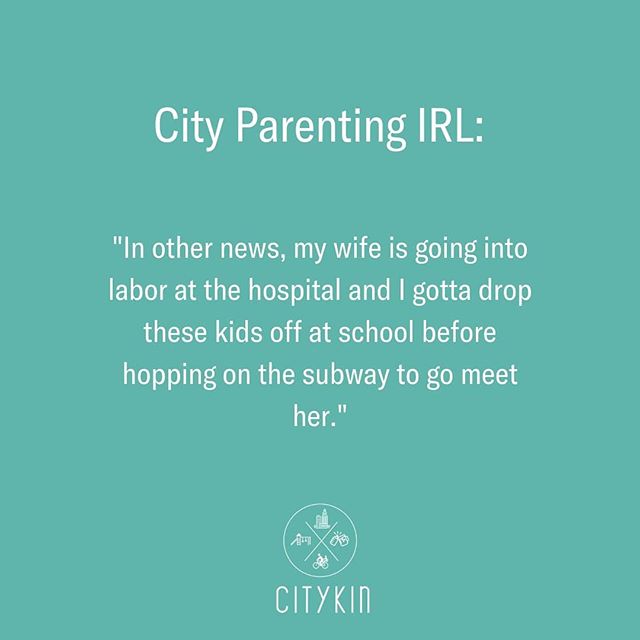 Actual message sent to us this morning 😲😂😲😂💥😅💥💥💥
.

God speed @itsterryrice . Let's all hope the F train isn't running on the E...or like just not at all. Do you have any City Parenting IRL moments that only a fellow crazy city parent would 