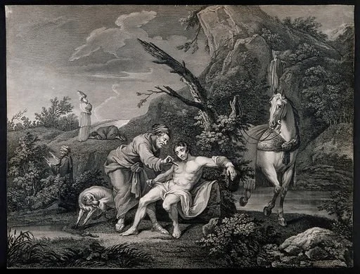 YW015273V_The-good-Samaritan-helping-a-wounded-man-while-a-priest-and-Levite-walk-on.jpg