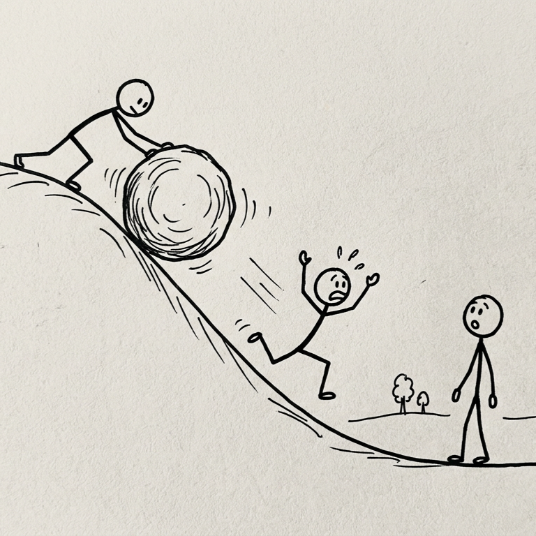 Sunday Service - Two Masters, Three People and a Hill