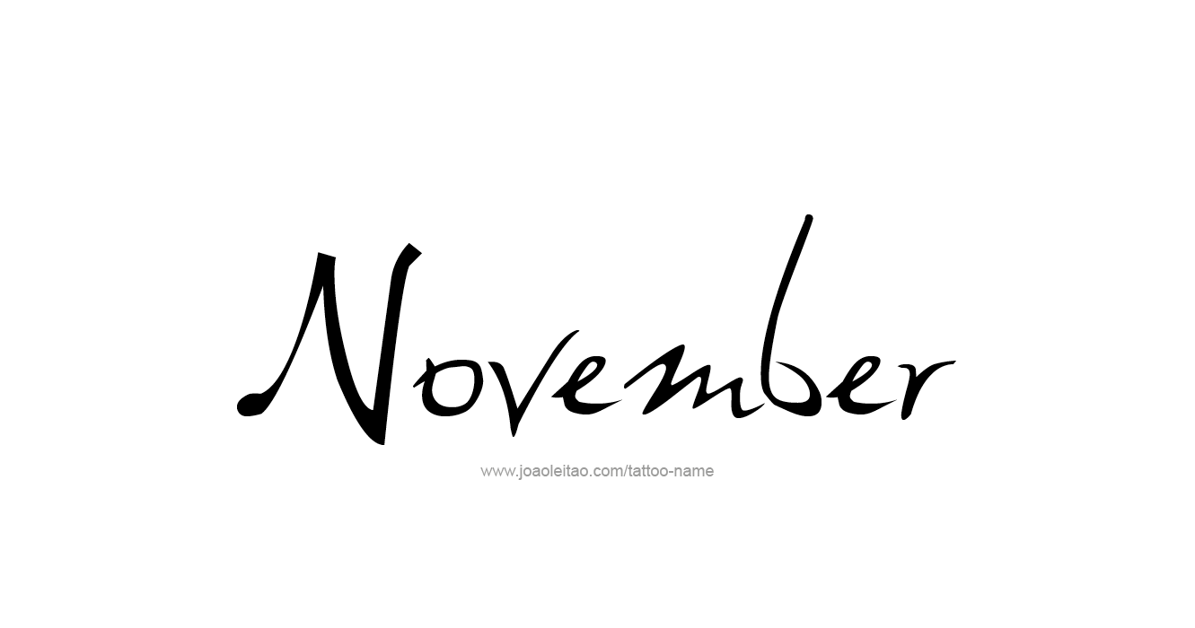 tattoo-design-months-name-november-01.png