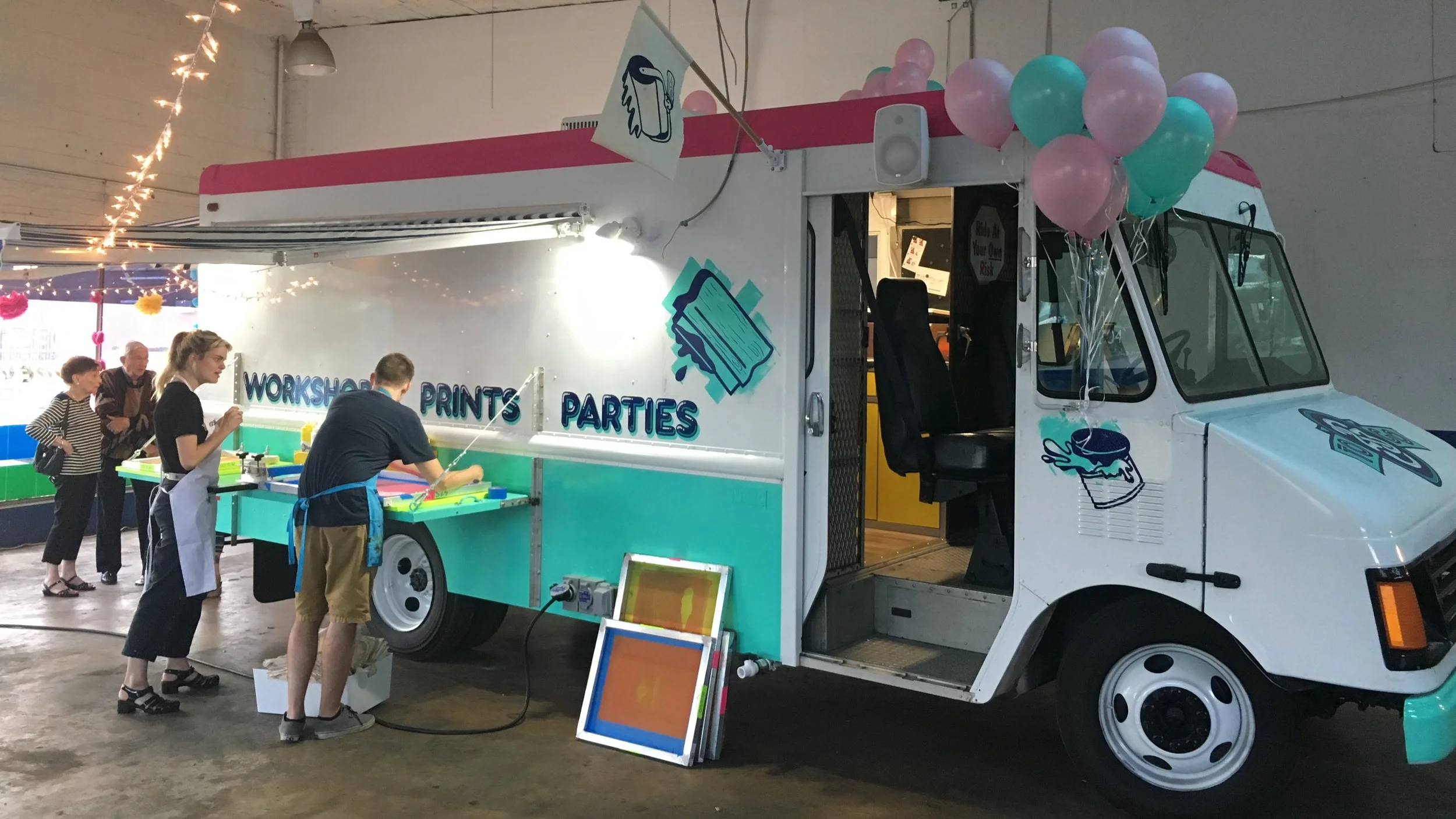 Grant Recipient Studio Two Three’s Mobile Print Truck