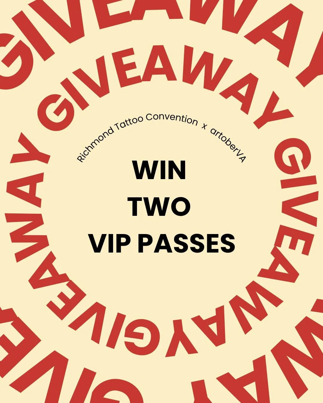 ✨ VIP GIVEAWAY ✨

There are hundreds of arts &amp; culture experiences throughout Richmond during @artoberVA, and this weekend, we're excited for the return of the 38th annual Richmond Tattoo Convention.

The best part? YOU can win two VIP passes--va