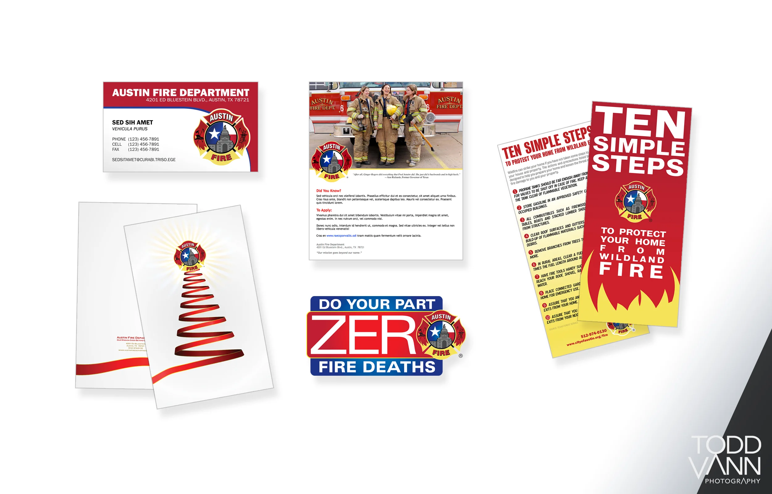Austin Fire Department: Designs & Marketing Collateral