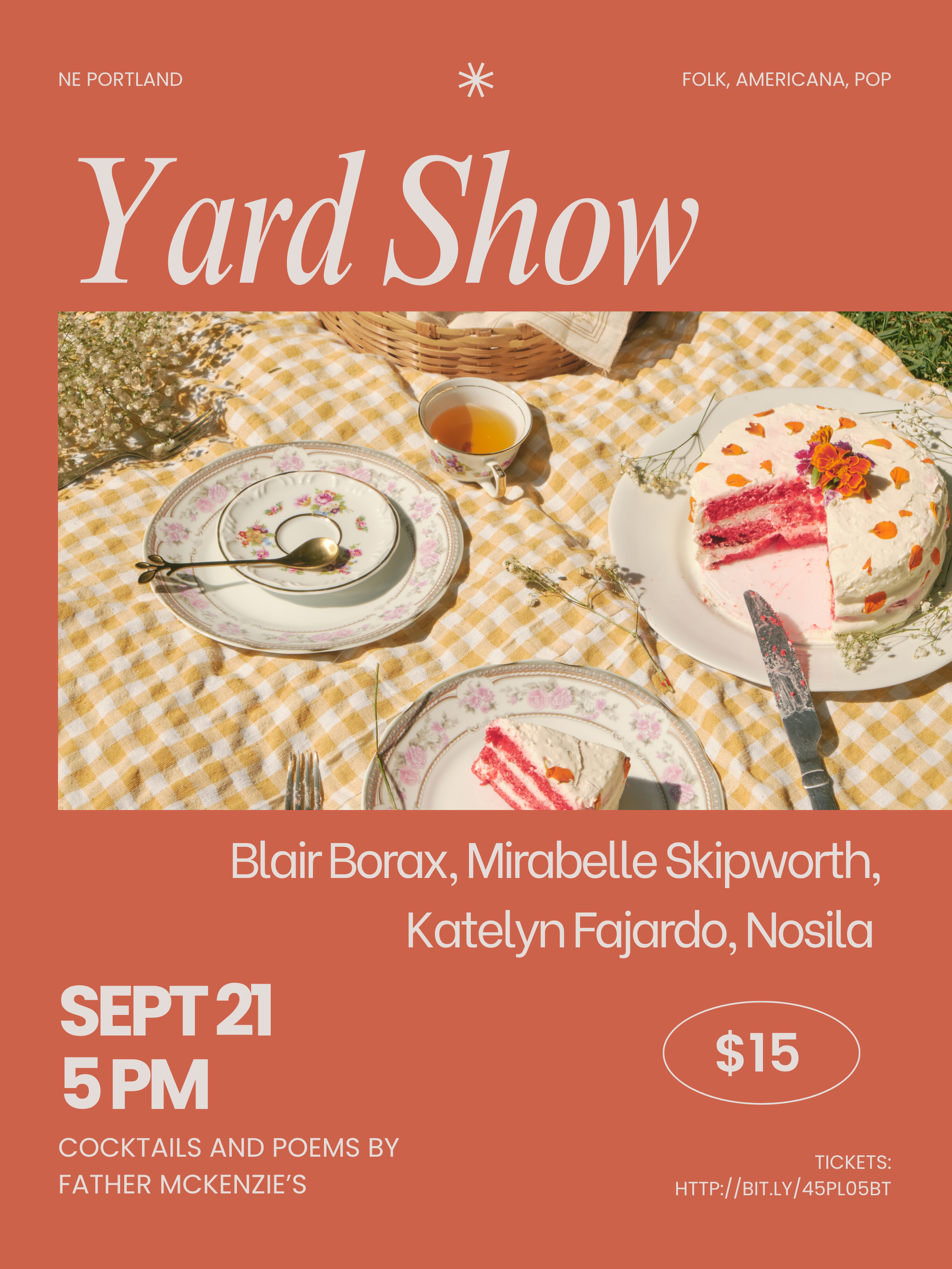 Yard Show: Blair Borax, Mirabelle Skipworth, Katelyn Fajardo, Nosila