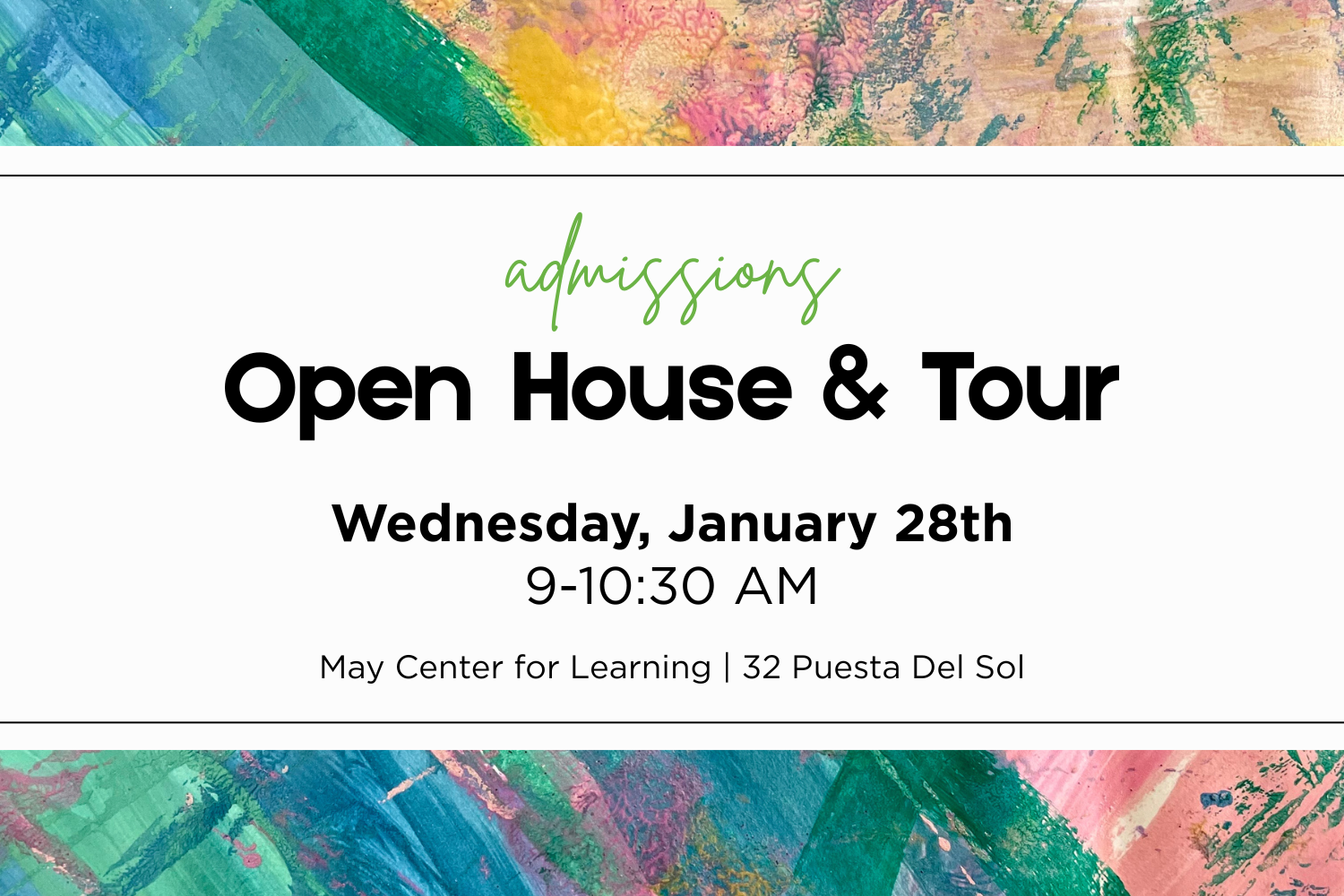 May School January Open House and Tour