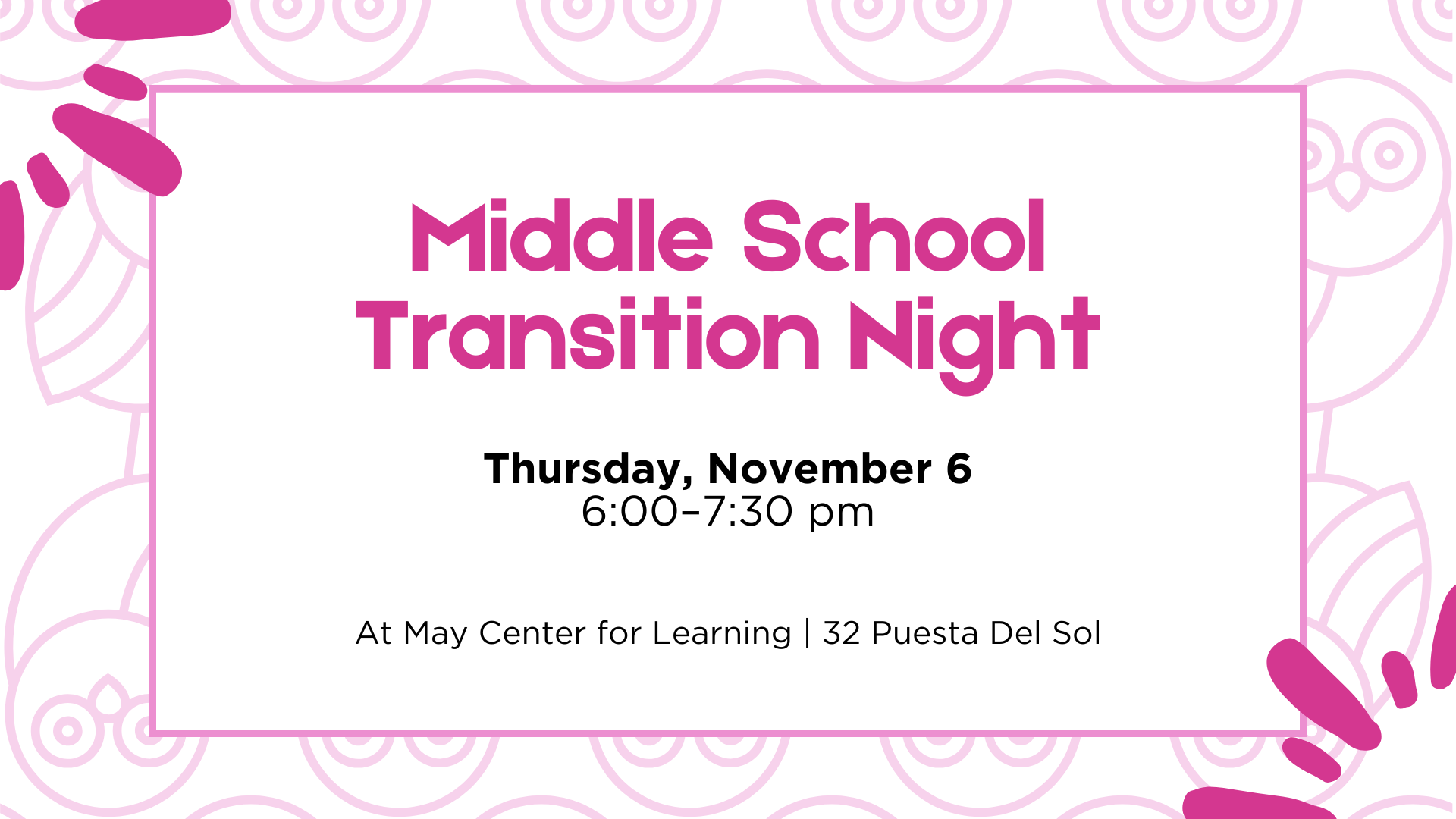 Middle School Transition Night