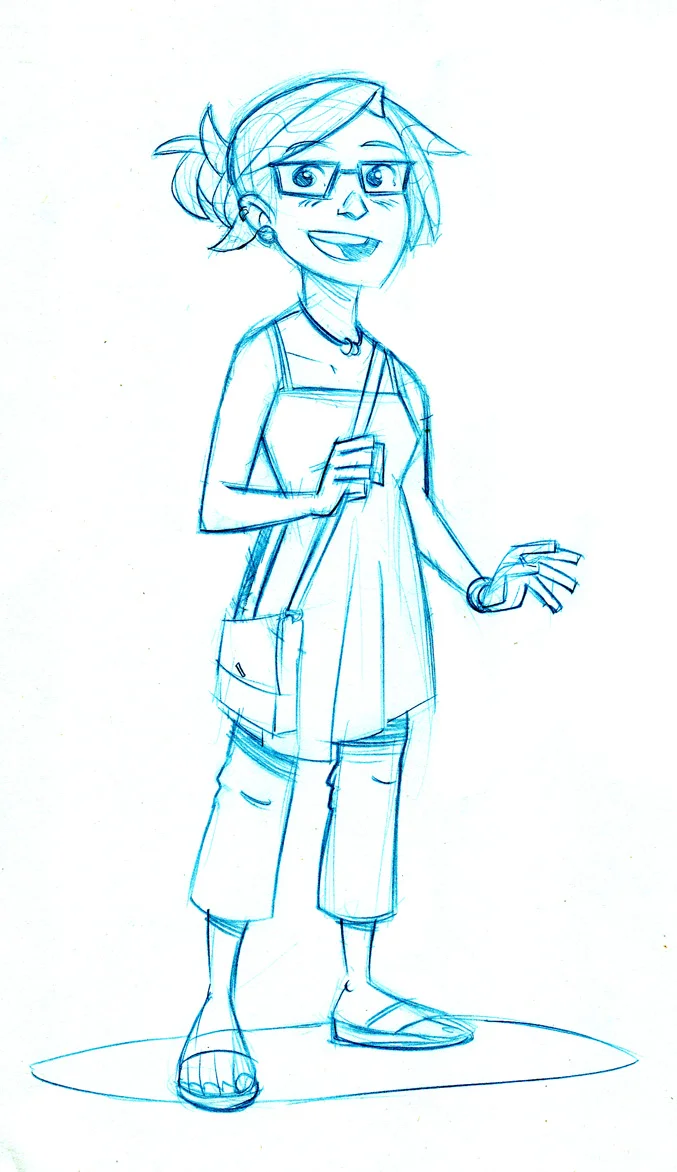 Liz, original character design