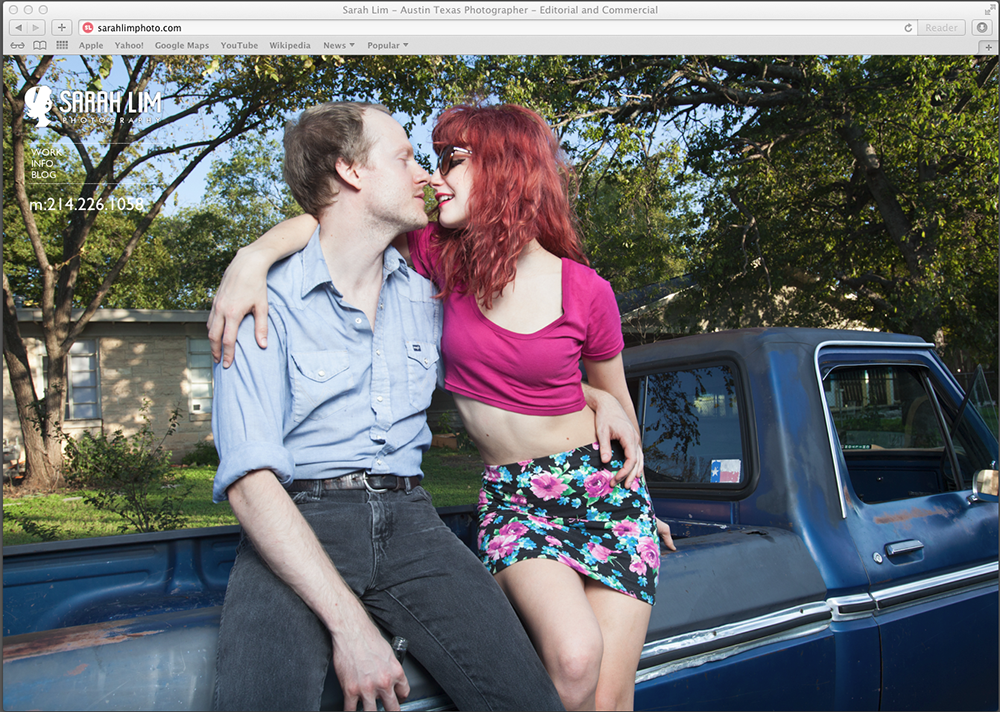 Sarah Lim Website, Print Portfolio and Marketing