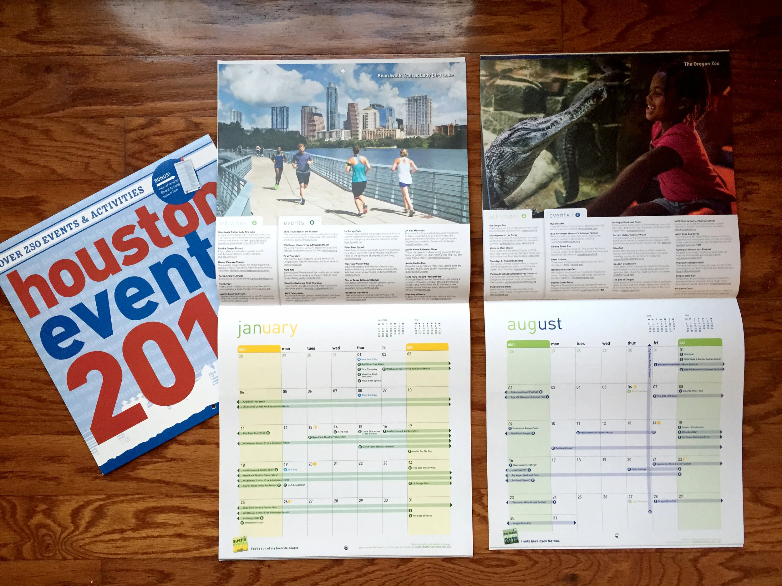 Big Weekend Calendar