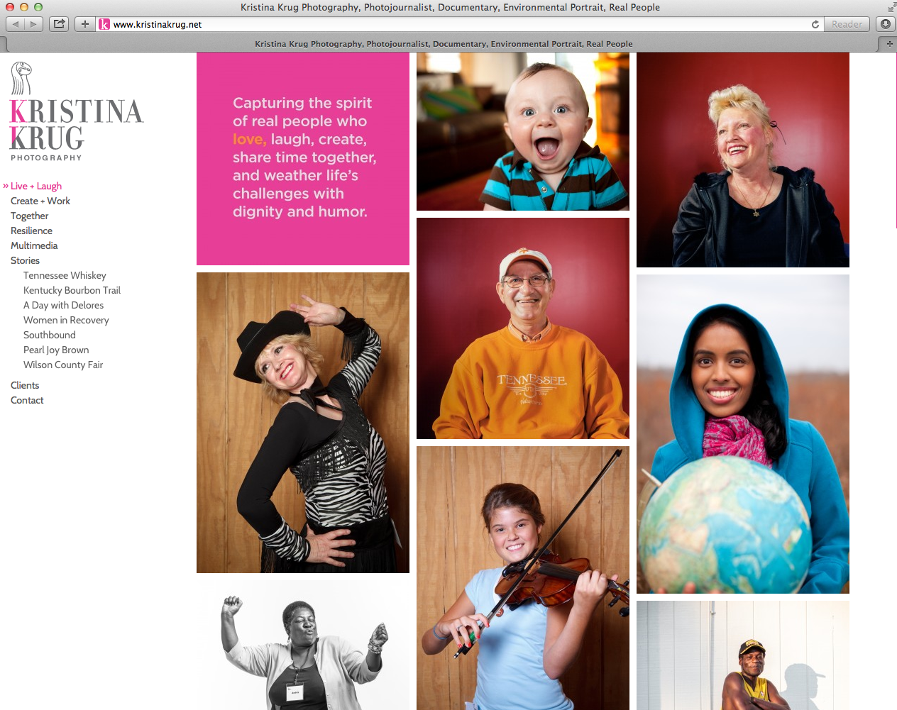 Kristina Krug Website Update