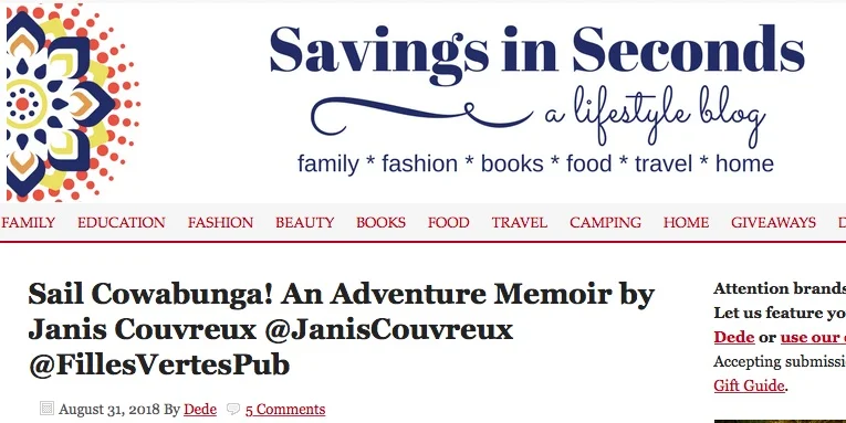 Lifestyle Travel Blogger Charmed by 'Sail Cowabunga!'