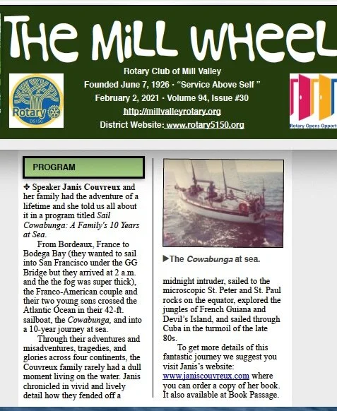 Mill Valley Rotary Club Wrap-up