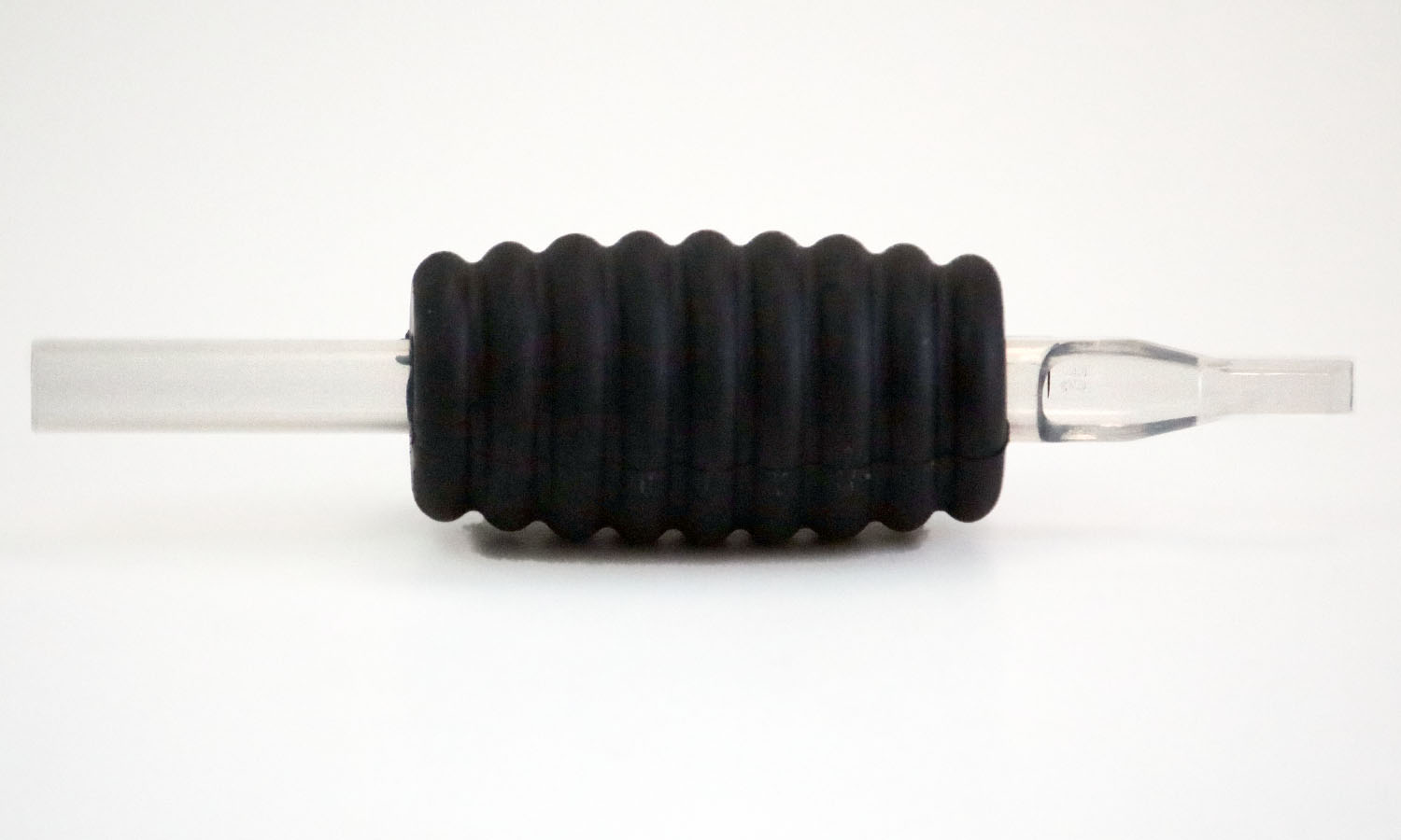 BEZTAT 1" FLAT TIP DISPOSABLE GRIP TUBES - BLACK JUMBO GRIP 