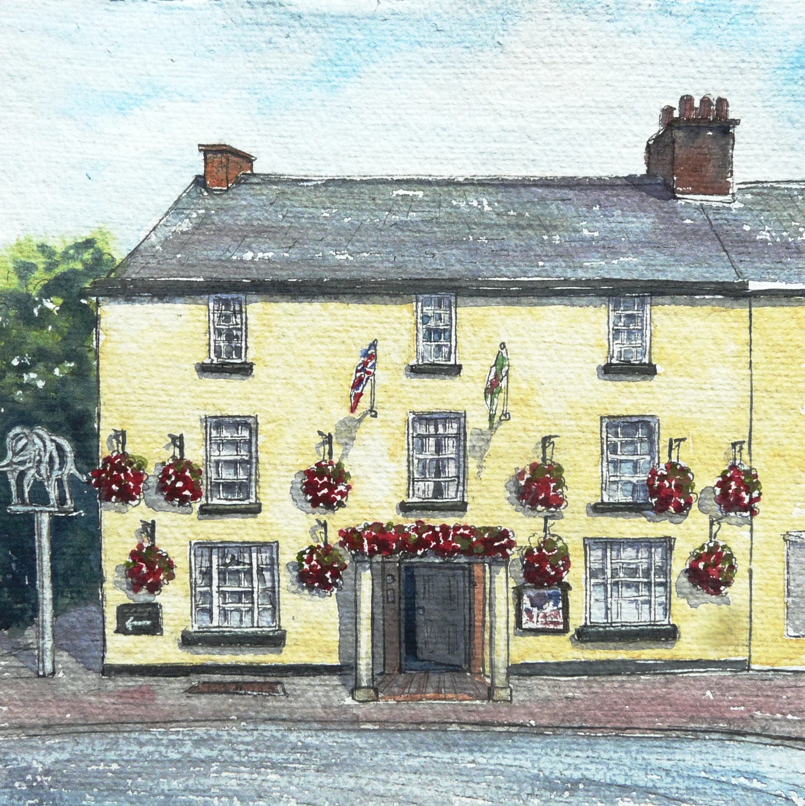 The Elephant and Castle Inn, Newtown, Powys