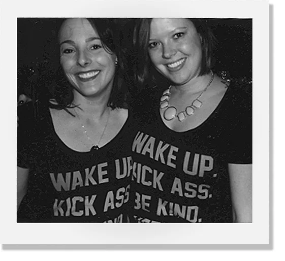 2015 | At our 4th anniversary party, the entire staff wore “Wake Up, Kick Ass, Be Kind, Repeat” T-Shirts and it was quickly adopted as our motto, inspiring our signature neon sign in Georgetown.