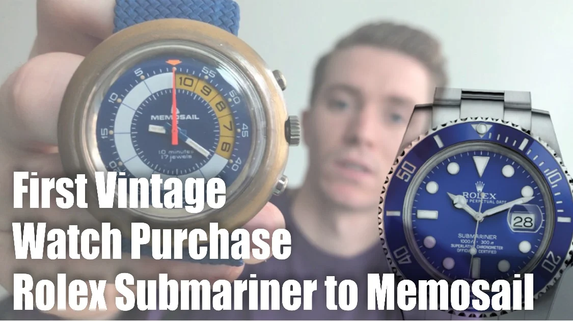 My First Vintage Watch Purchase - Rolex Submariner 116619 to Memosail Yacht Timer