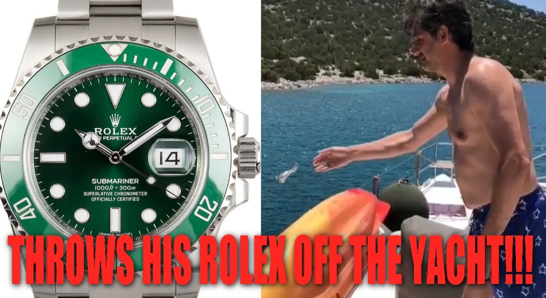 He Throws His Rolex Submariner "Hulk" Into the Ocean!?