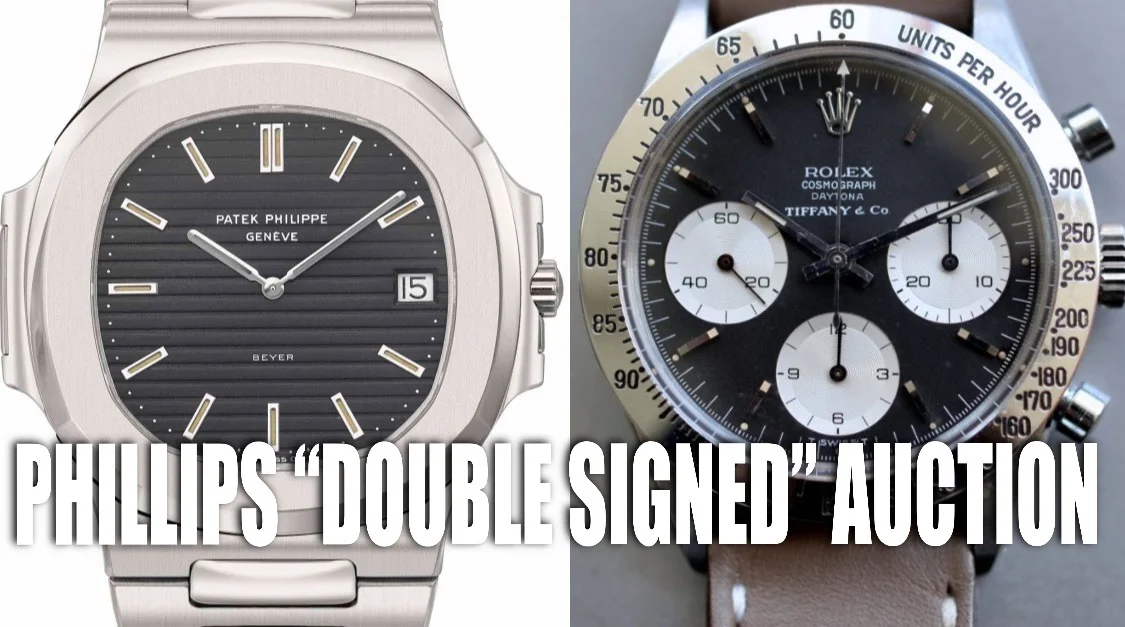 Phillips Announces a "Double Signed" Auction