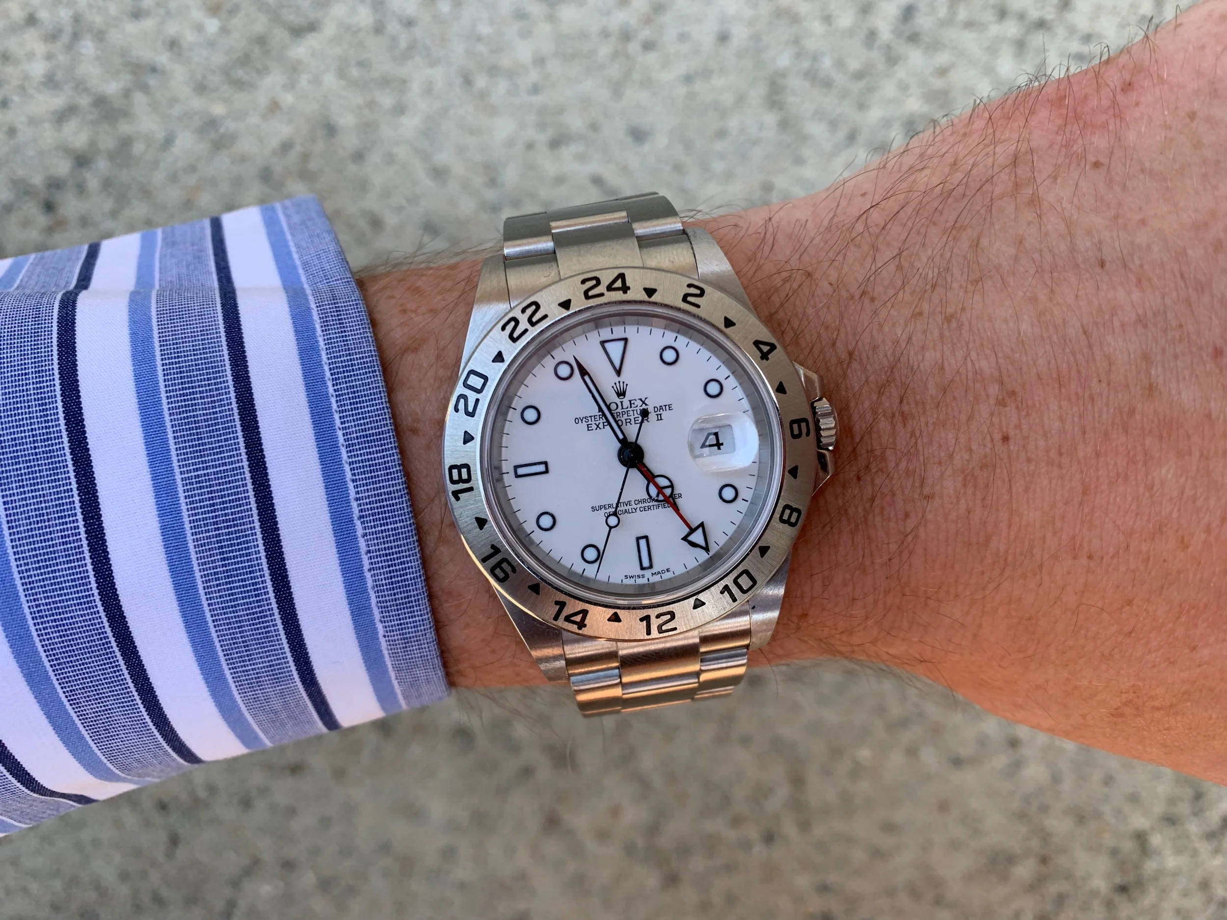 The 2007 Rolex Explorer II reference 16570