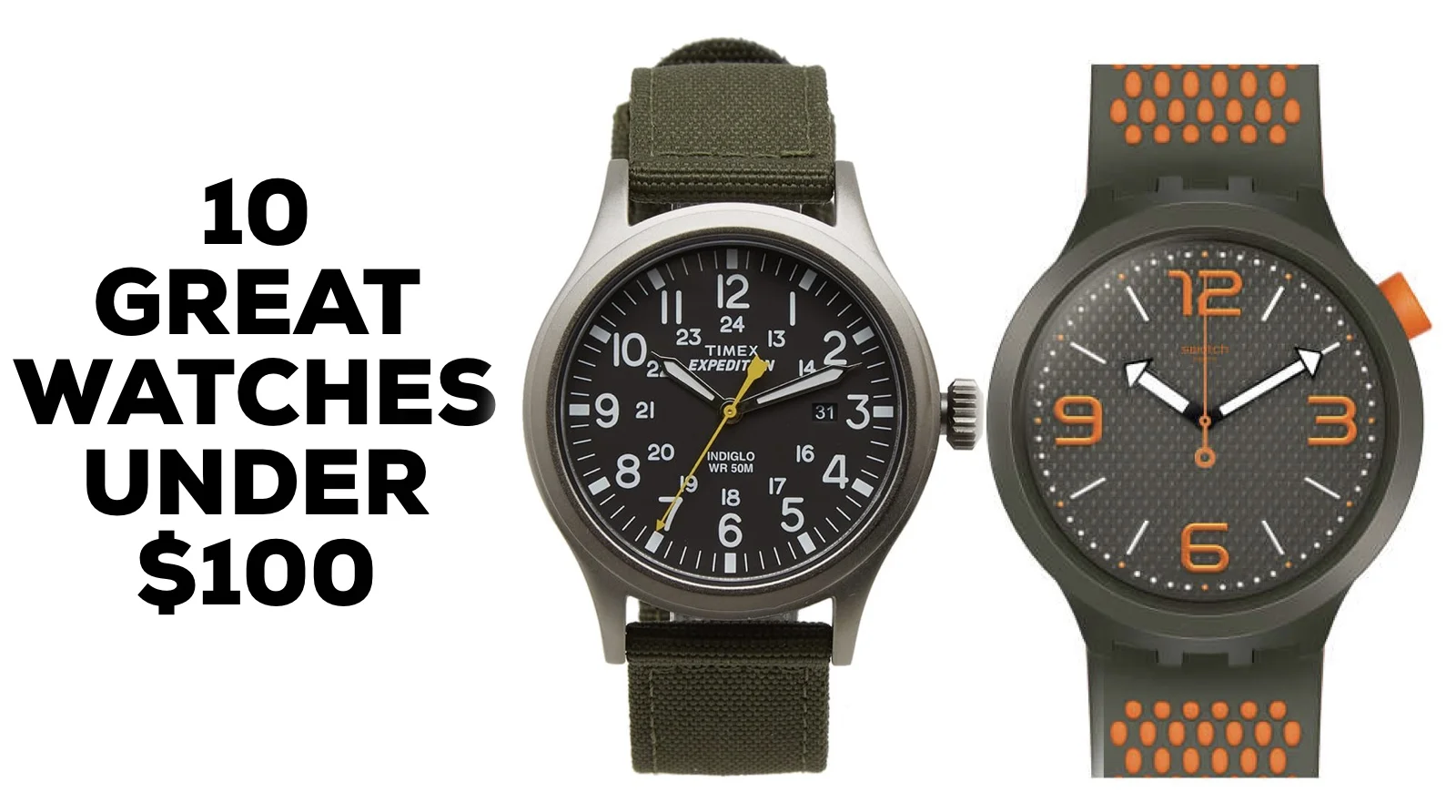 10 Great Watches for Under $100