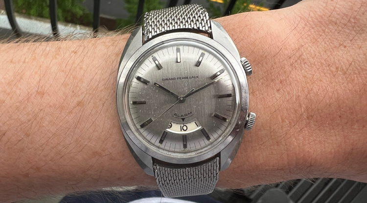 The 1960's Girard Perregaux reference 7742 Alarm in Steel — Life