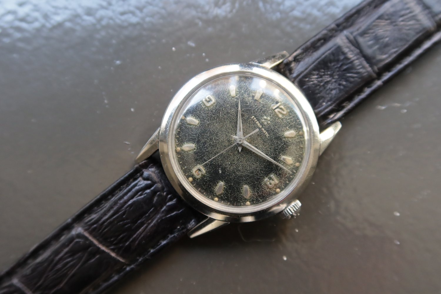 Eterna EternaMatic in Steel Black Dial — Life on the Wrist Eterna EternaMatic in Steel Black Dial — Life on the Wrist