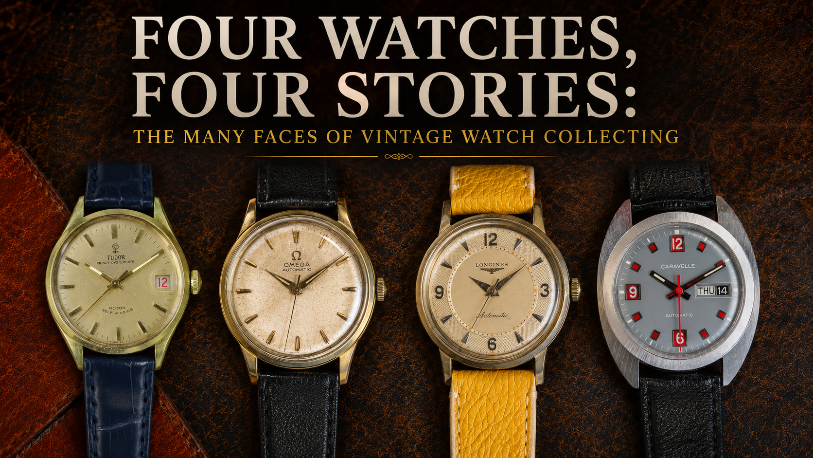 We're back! Four Watches, Four Stories: The Many Faces of Vintage Watch Collecting