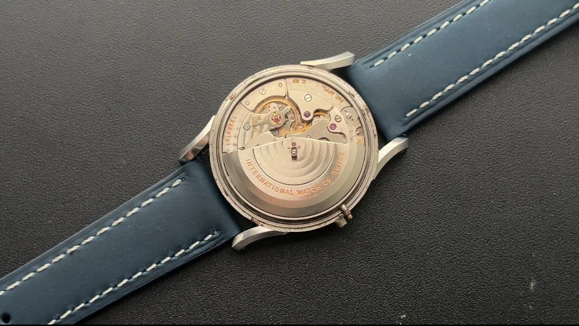 IWC Cal 85 time only steel bombe lugs photo 7.JPG