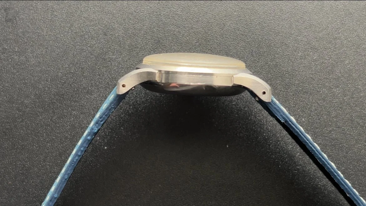 IWC Cal 85 time only steel bombe lugs photo 4.JPG