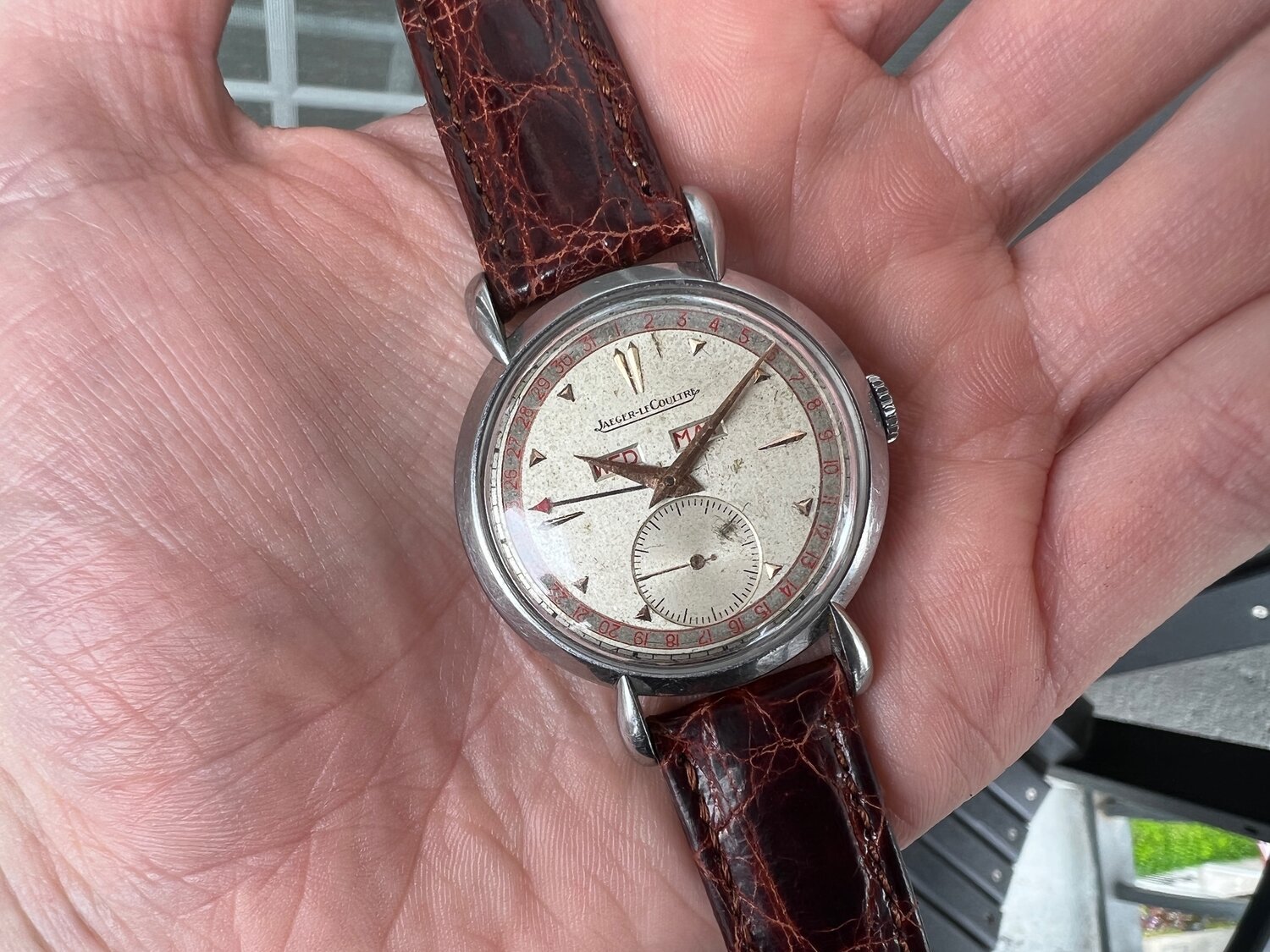 The 1940's Jaeger LeCoultre Triple Calendar Ref. 2904 — Life on the Wrist