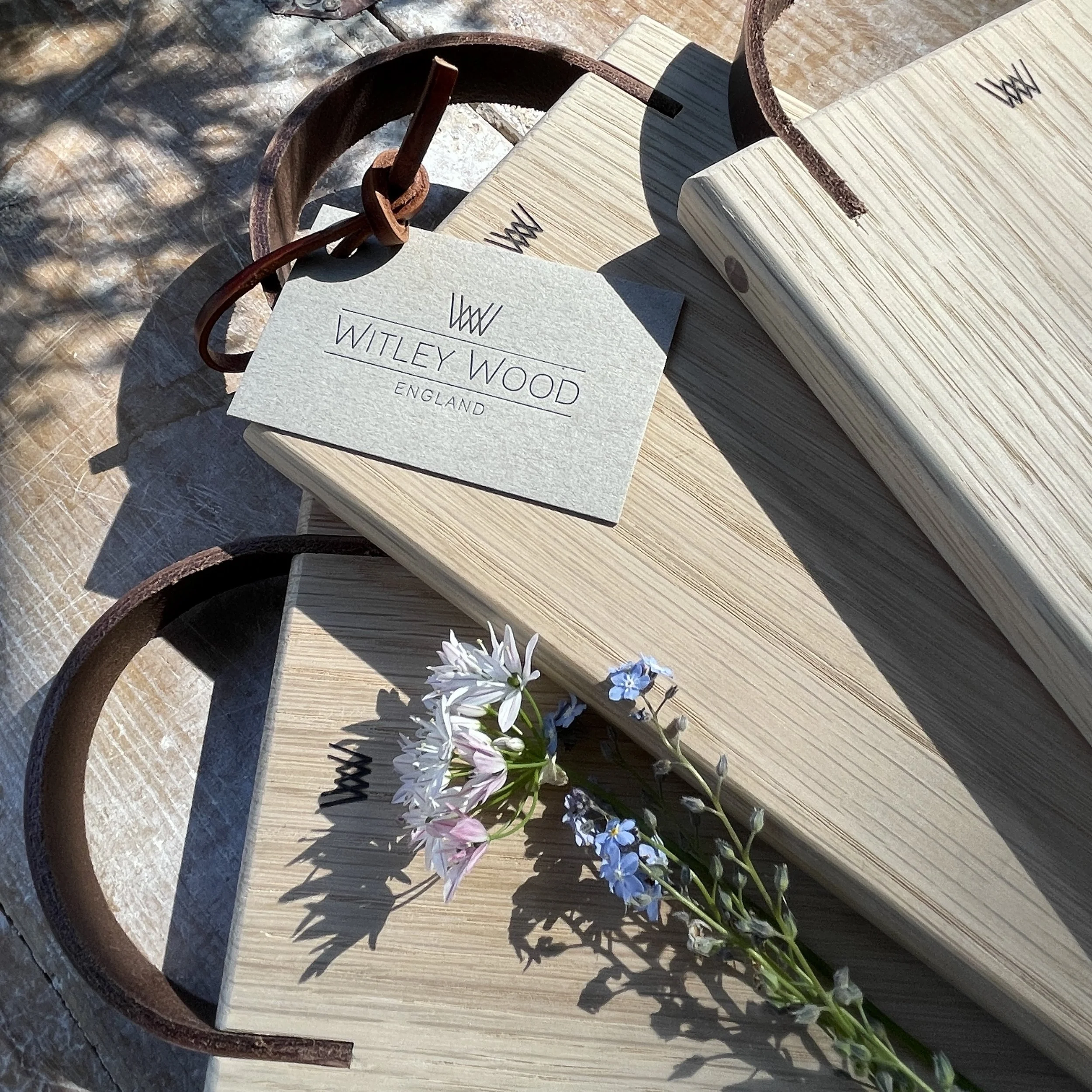 white oak serving boards