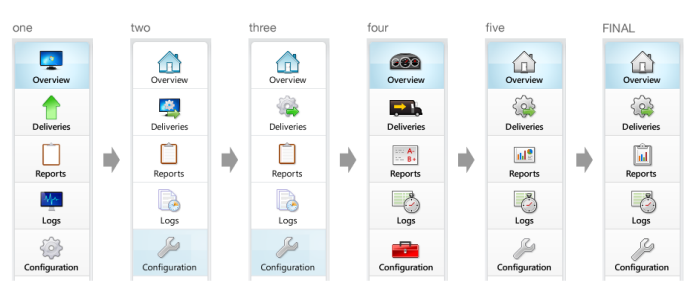 Icon Iteration Process