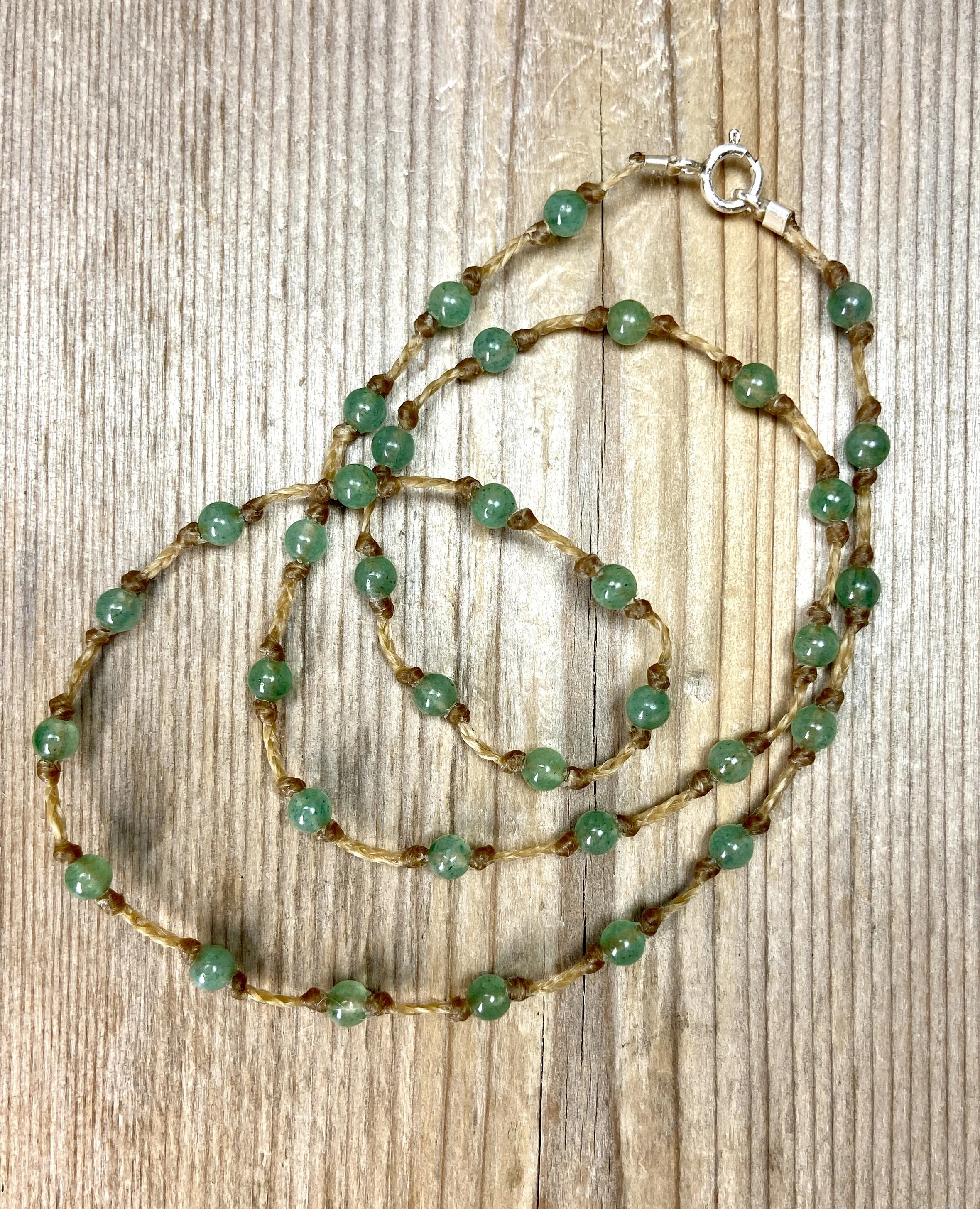 16" green aventurine multi-stone necklace $70