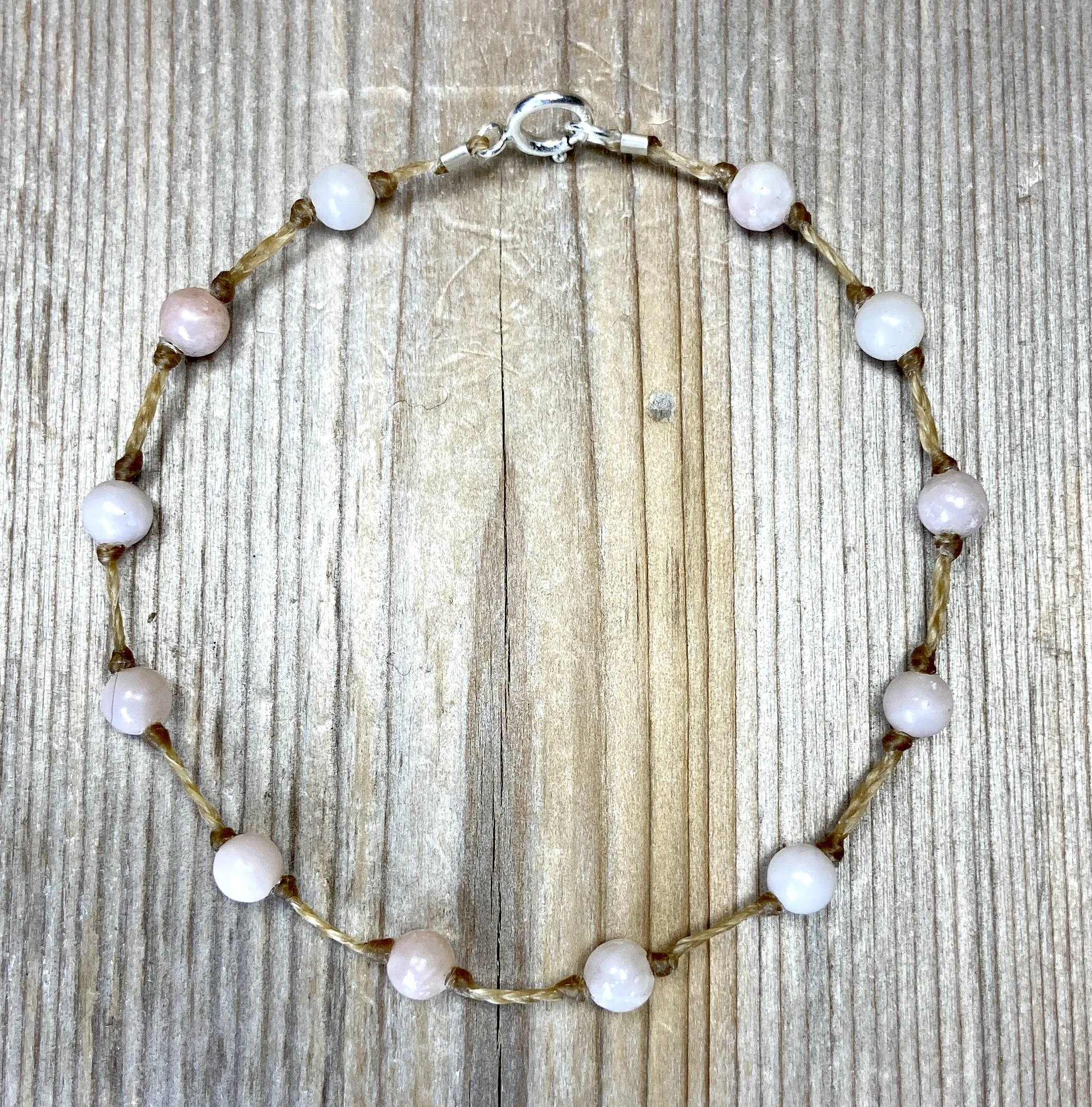 7" pink opal multi-stone bracelet $40