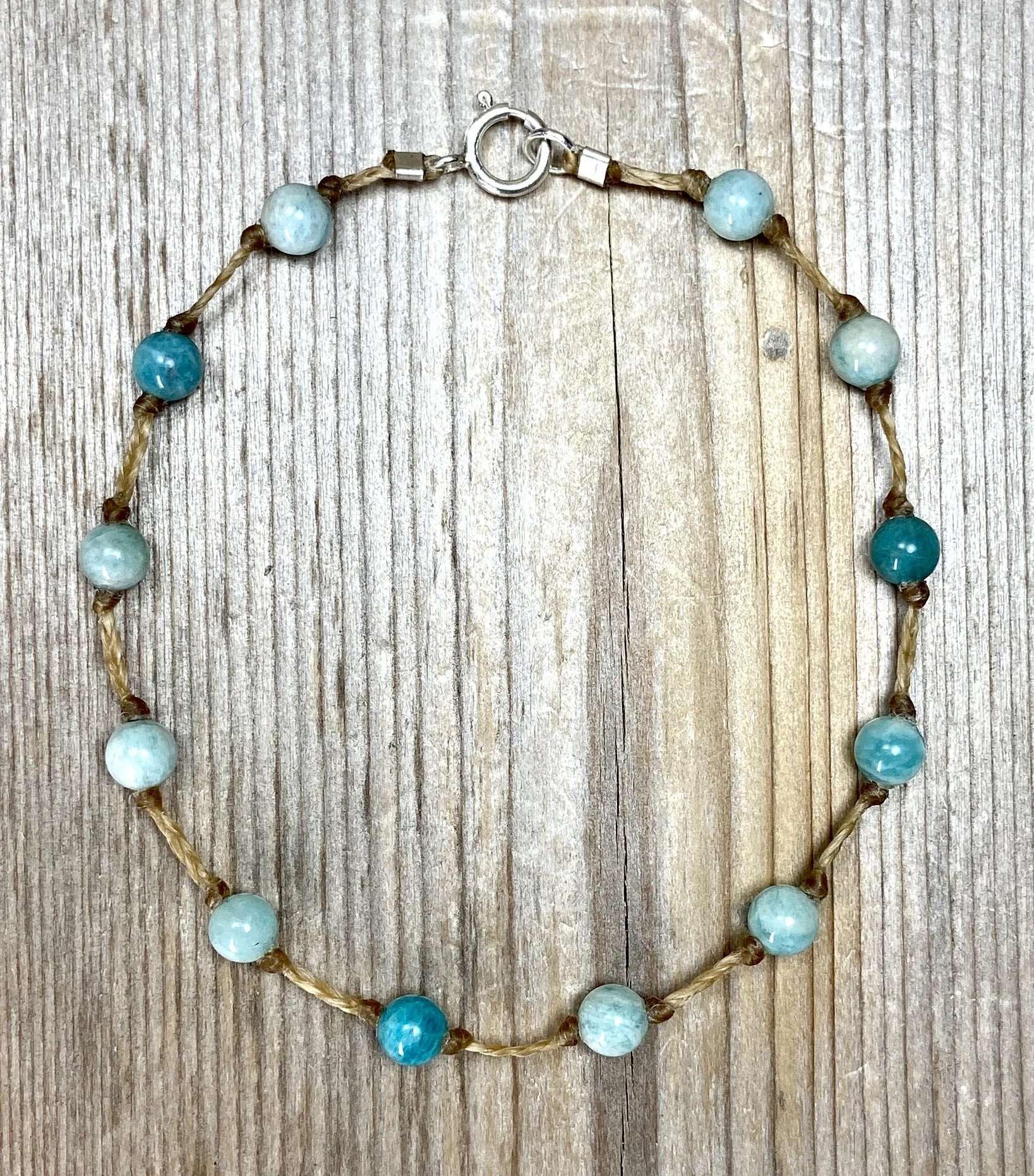 7" amazonite multi-stone bracelet $40