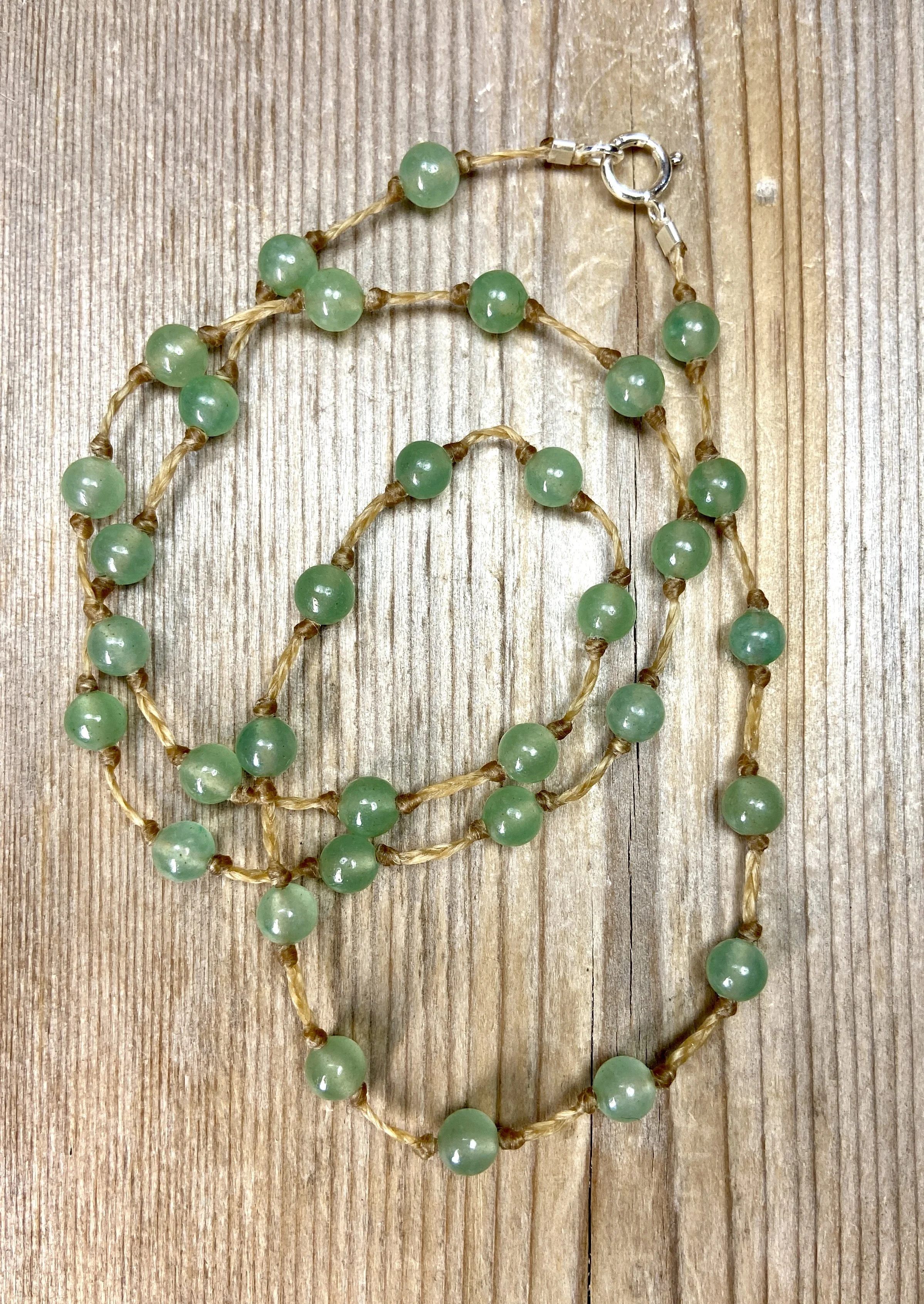 18" green aventurine multi-stone necklace $70