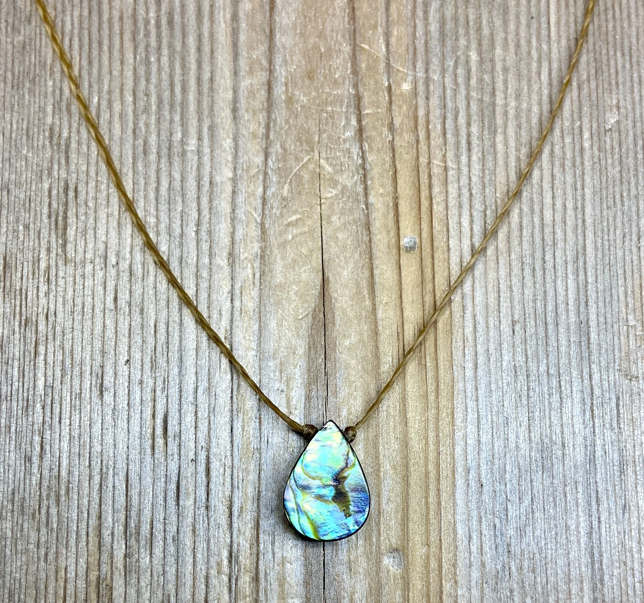 15" abalone necklace $35