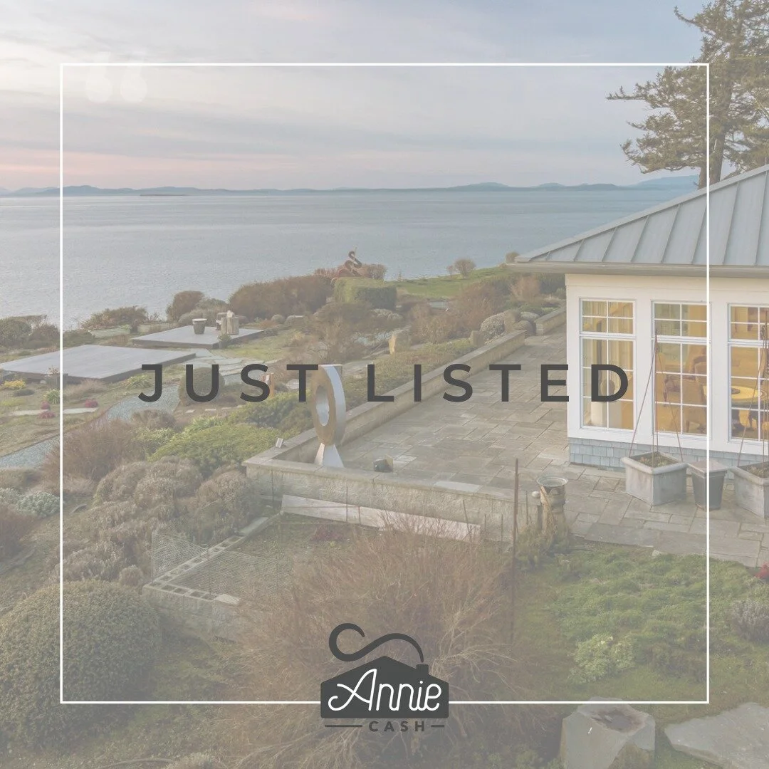 Unplug. Unwind. Divine...
Whidbey's coveted Western views of shipping lanes, stunning sunsets, and snowcapped mountains create a brilliant backdrop for this 1-level home with 182' of waterfront. The 3500 square foot main home is both sophisticated &