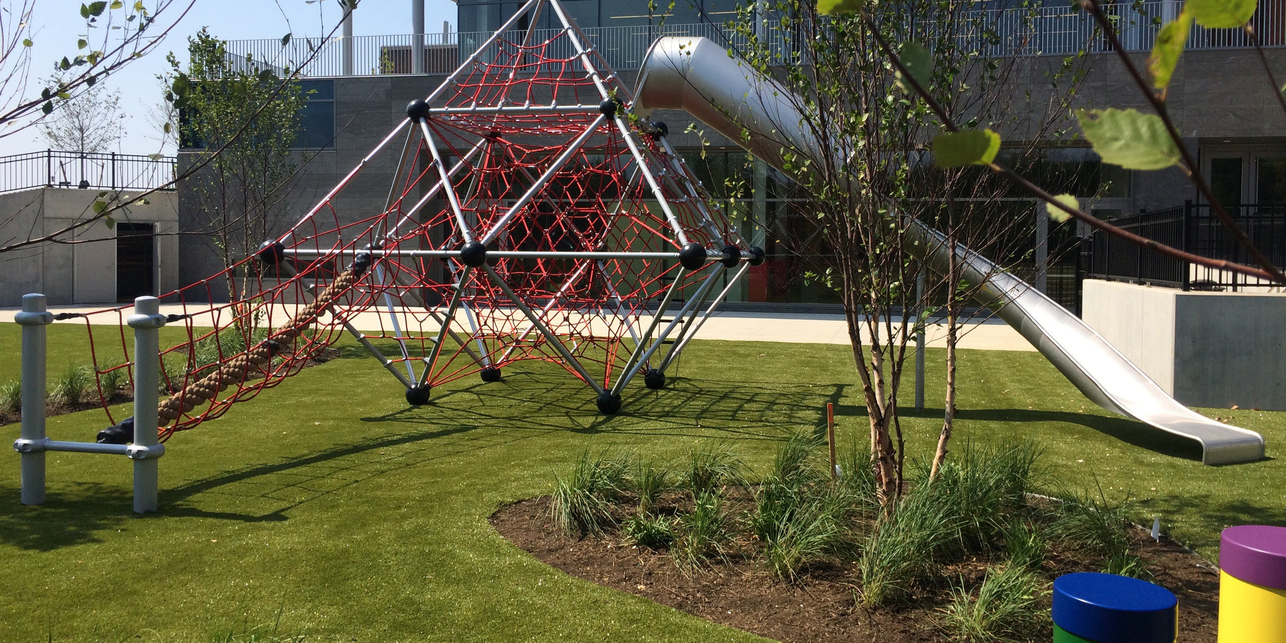 image of artificial grass at Rutgers University
