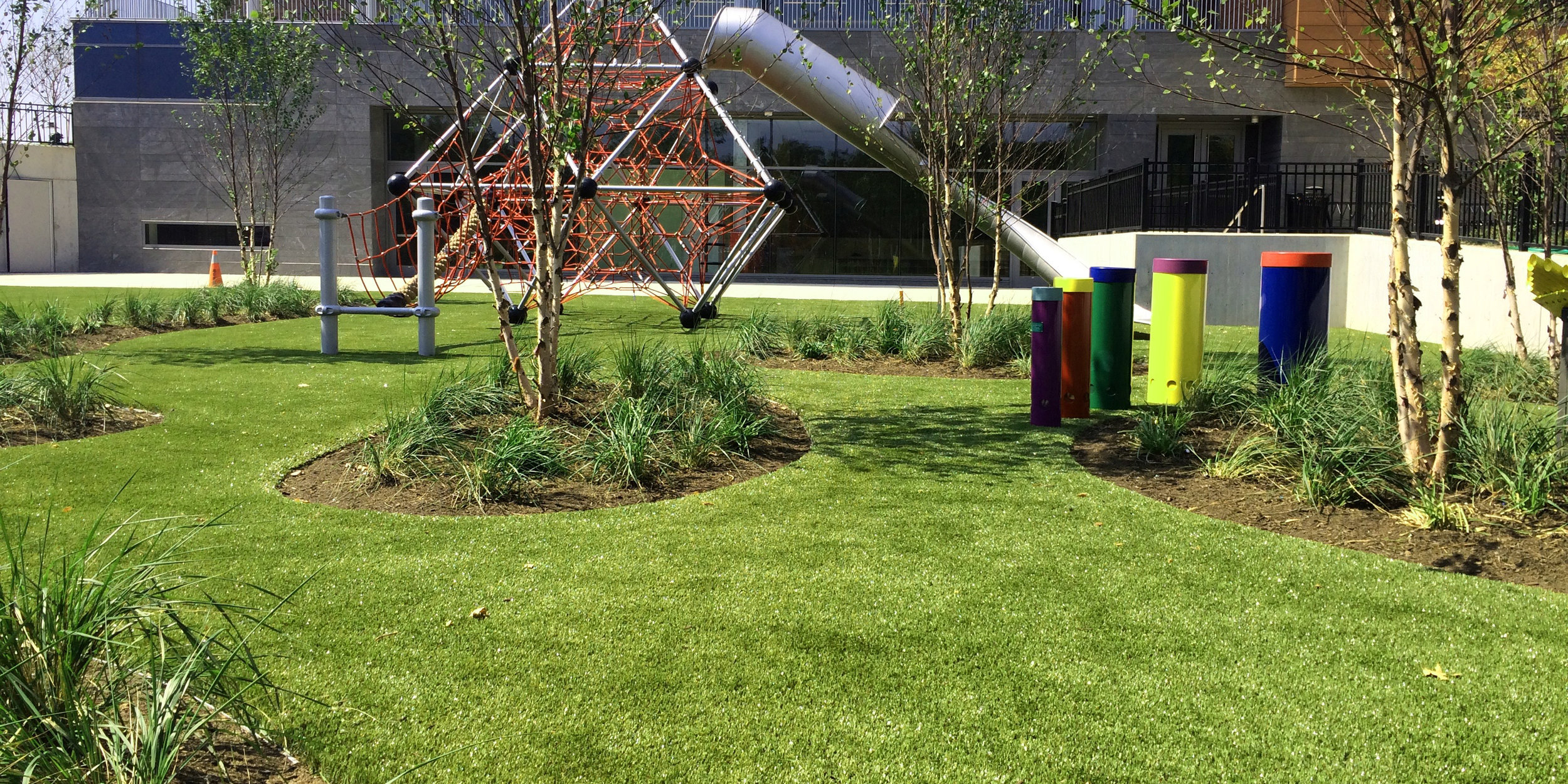 image of playground grass at Rutgers University Institute for Food, Nutrition, &amp; Health