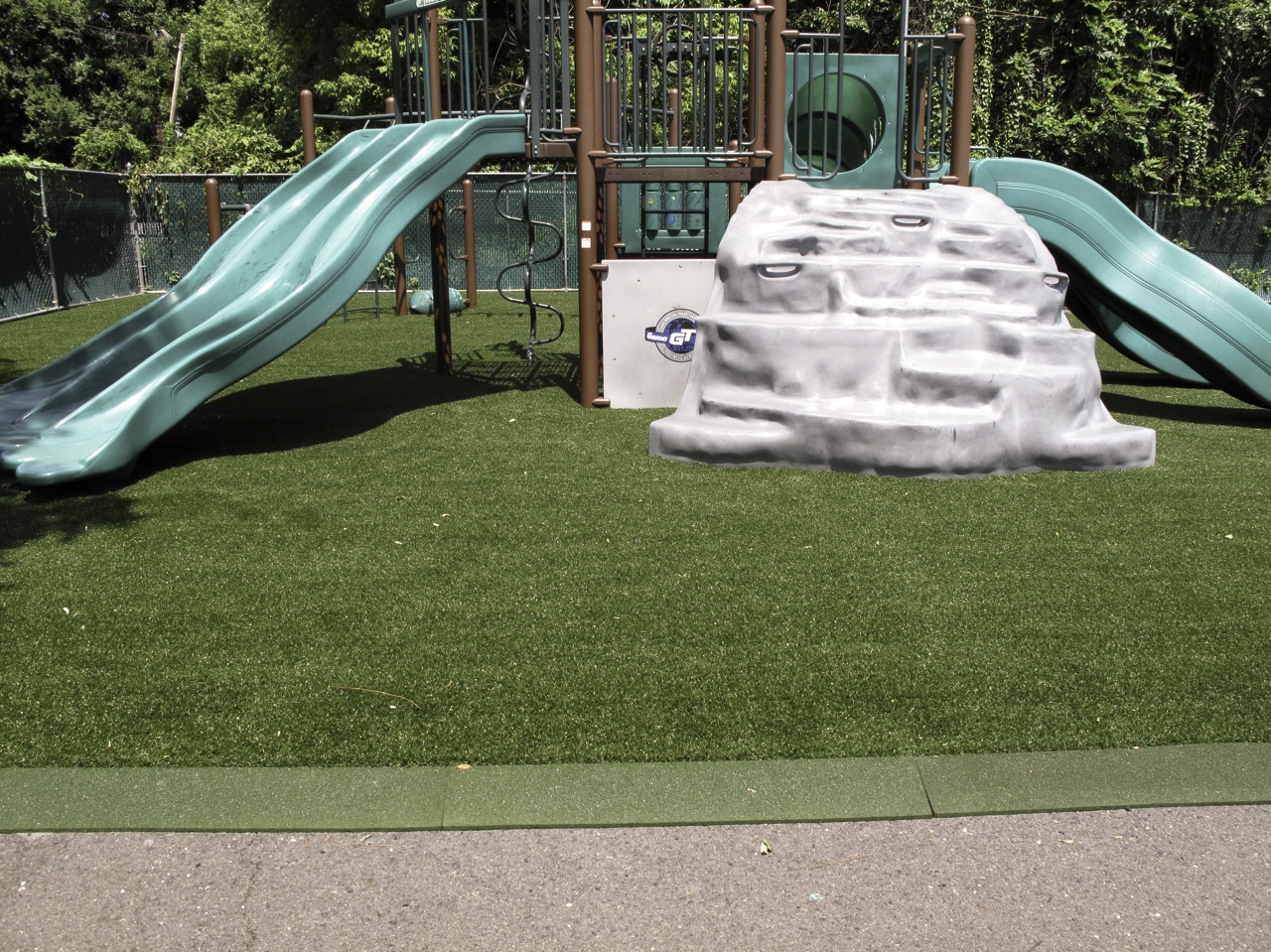 image of artificial playground turf at Pace Charter School of Hamilton