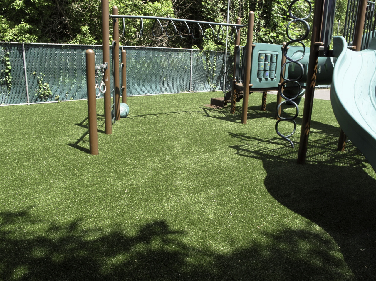 image of custom artificial grass installation